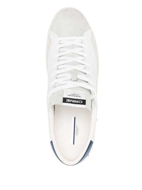 【関税&送料込】Crime London Sneakers White Extralight White-blue | Crime London