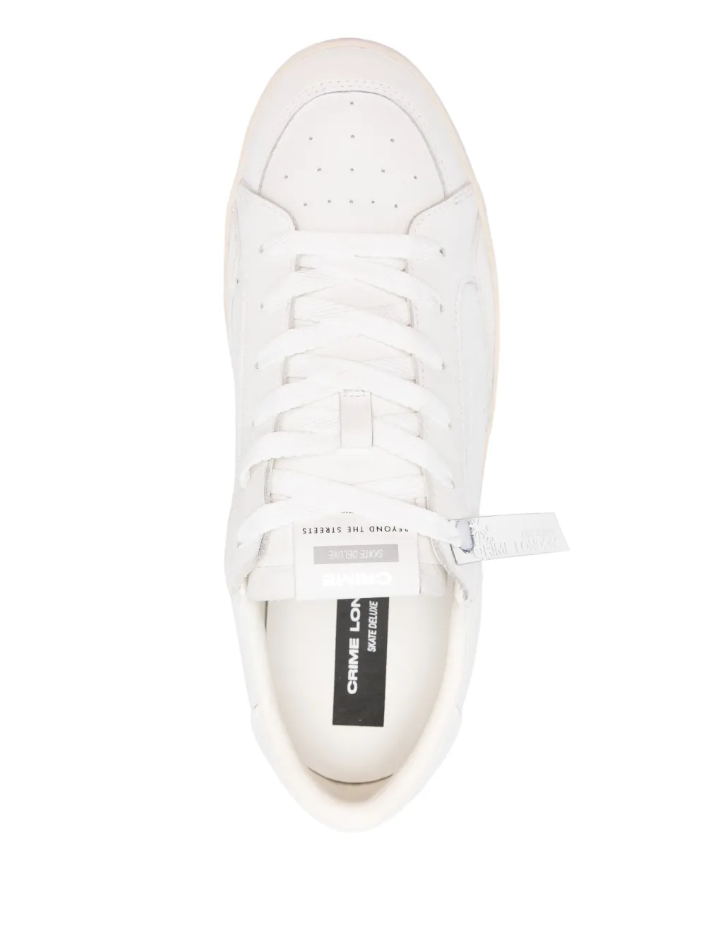 Crime London Skate Deluxe sneakers Wit