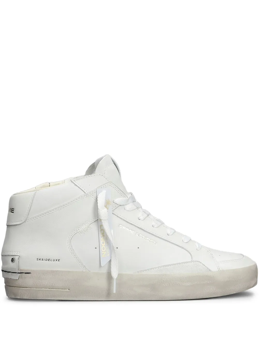 Crime London Sk8 Deluxe Sneakers - Weiß