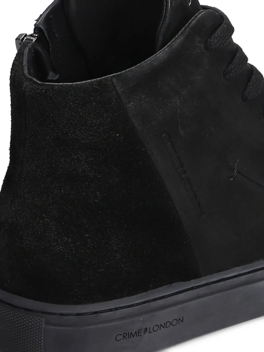 Crime London Minimal hi-top sneakers Black