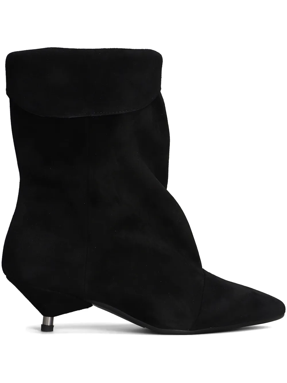 Gisel Moire 50mm Miriam ankle boots Black