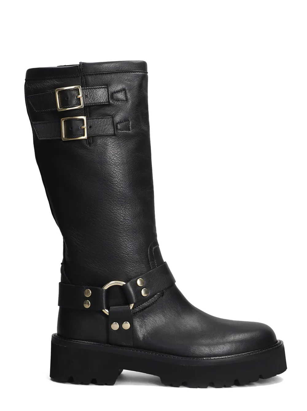 Gisel Moire Samuel boots Black