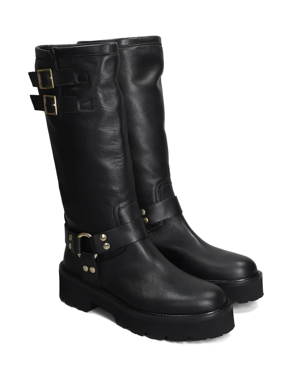 Gisel Moire Samuel boots Black