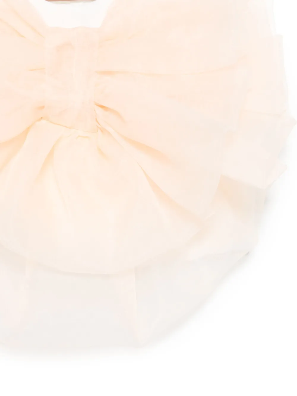 Miss Grant Kids Top met verfraaide strik Wit