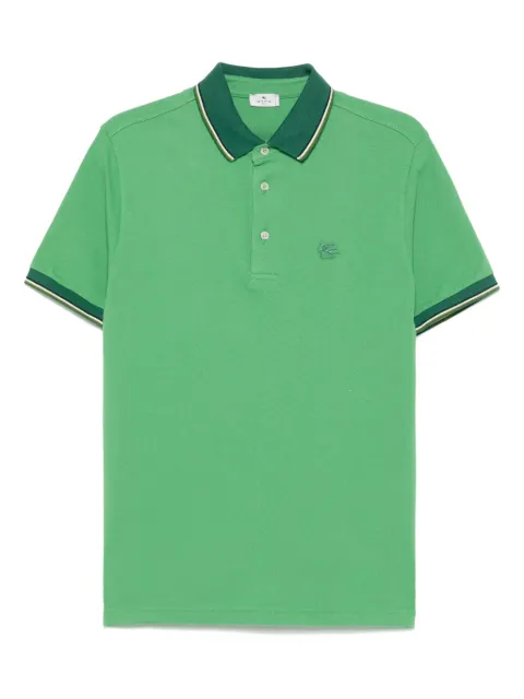 ETRO Pegaso-embroidered polo shirt
