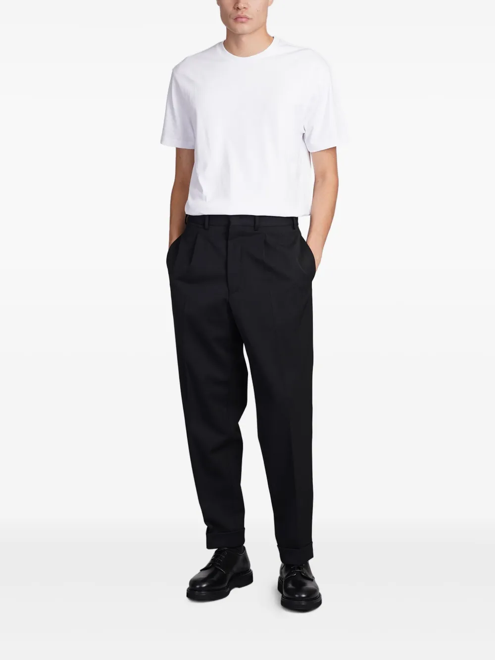 Neil Barrett Cotton T-shirt (pack Of Two) In White