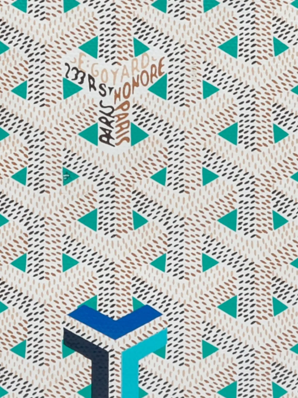 Pre-owned Goyard 2022 Ine Poitiers Claire Voie Satchel In White