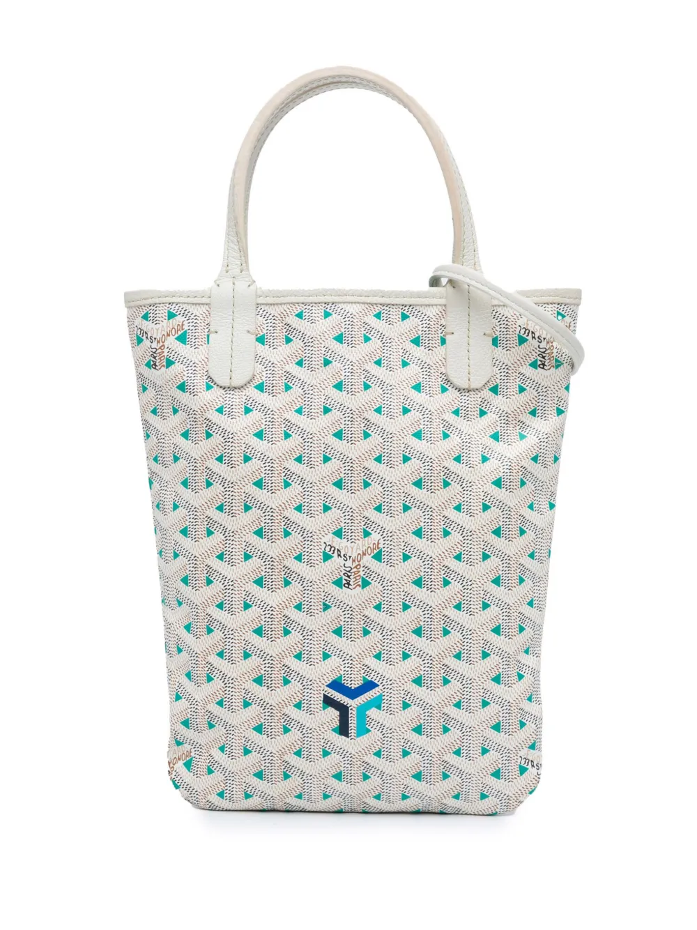 Goyard Pre-Owned 2022 Goyardine Poitiers Claire Voie satchel | White | Image 1