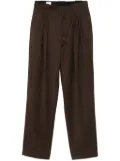 Casablanca pleated tailored trousers - Brown