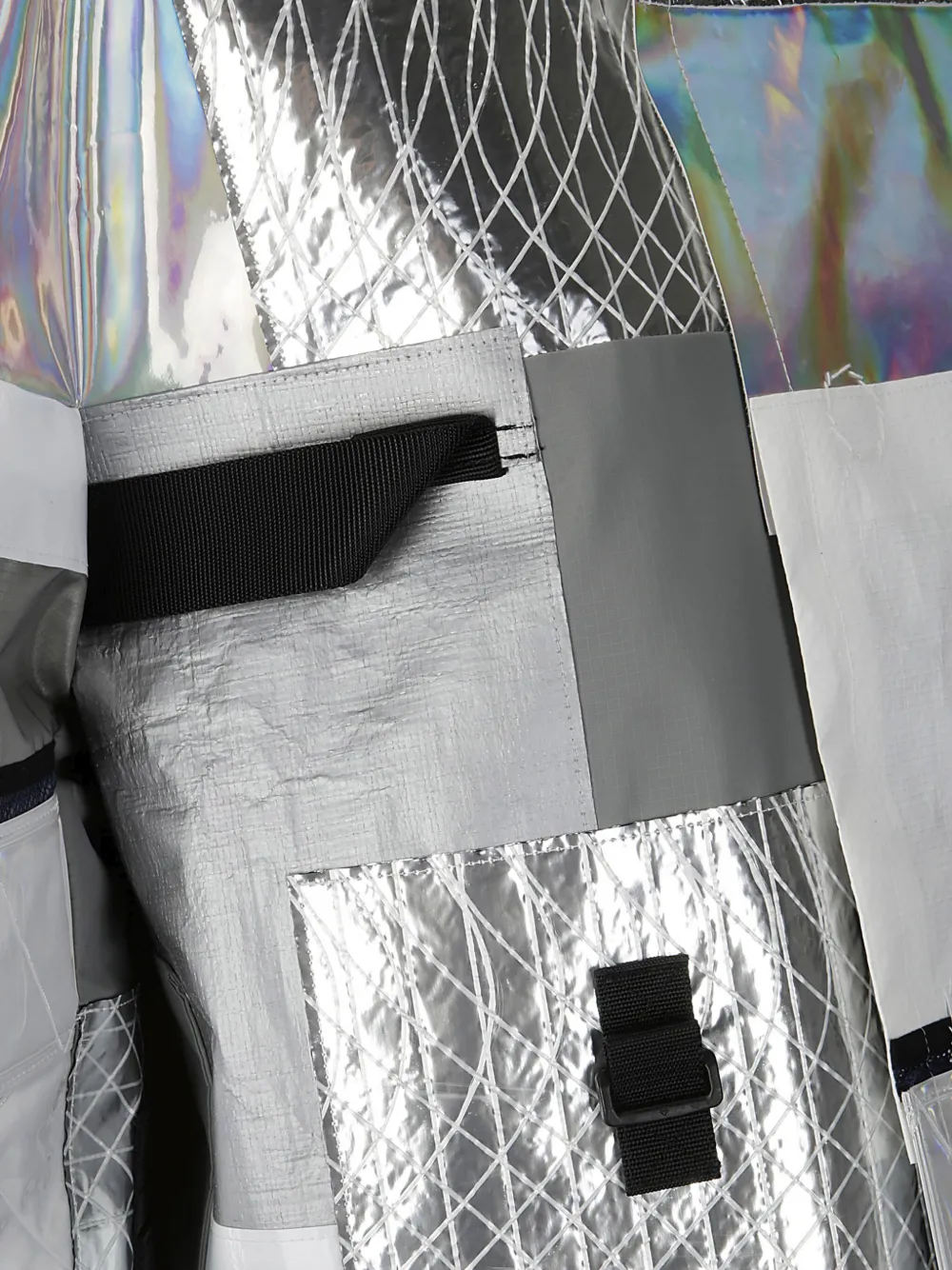 Junya Watanabe Jack met patchwork Zilver