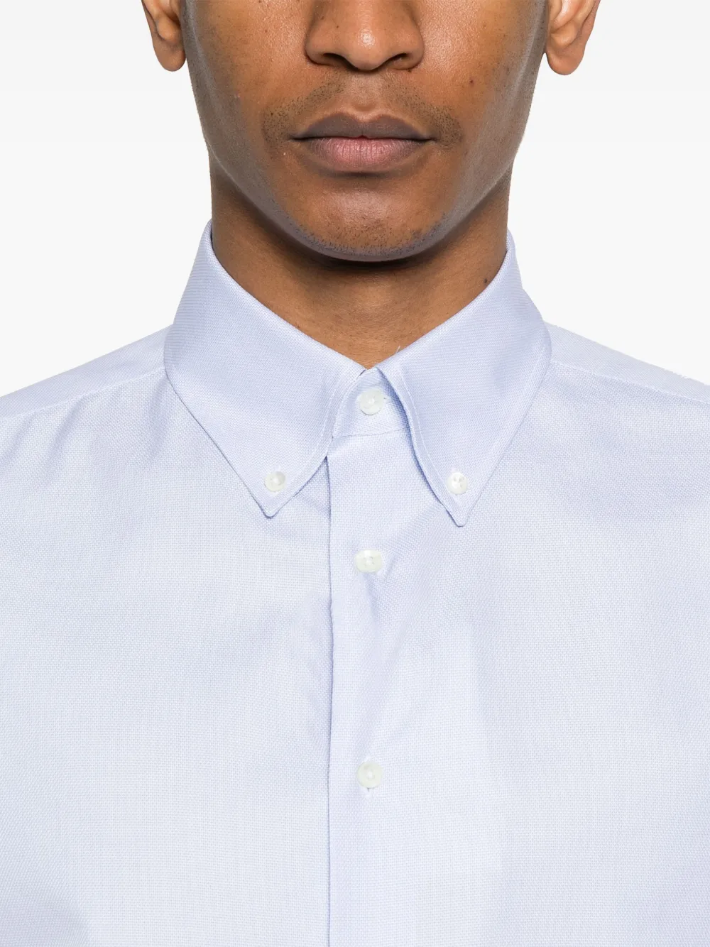Canali Katoenen overhemd Blauw