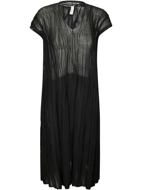Boboutic vestido midi con detalle de pliegues