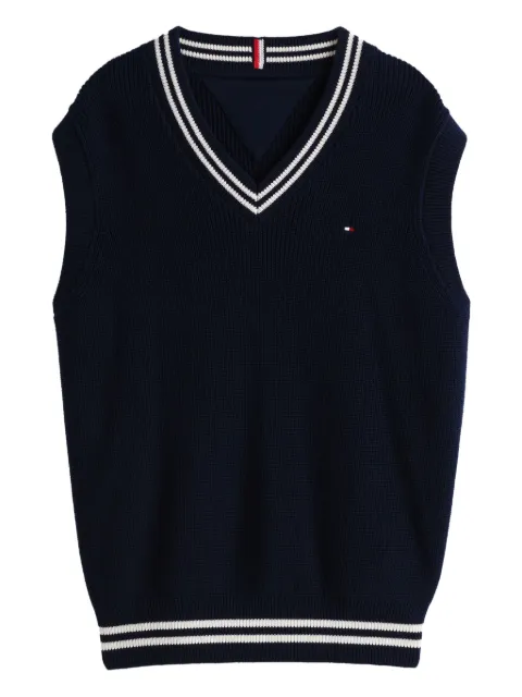 Tommy Hilfiger Junior chaleco con cuello en v