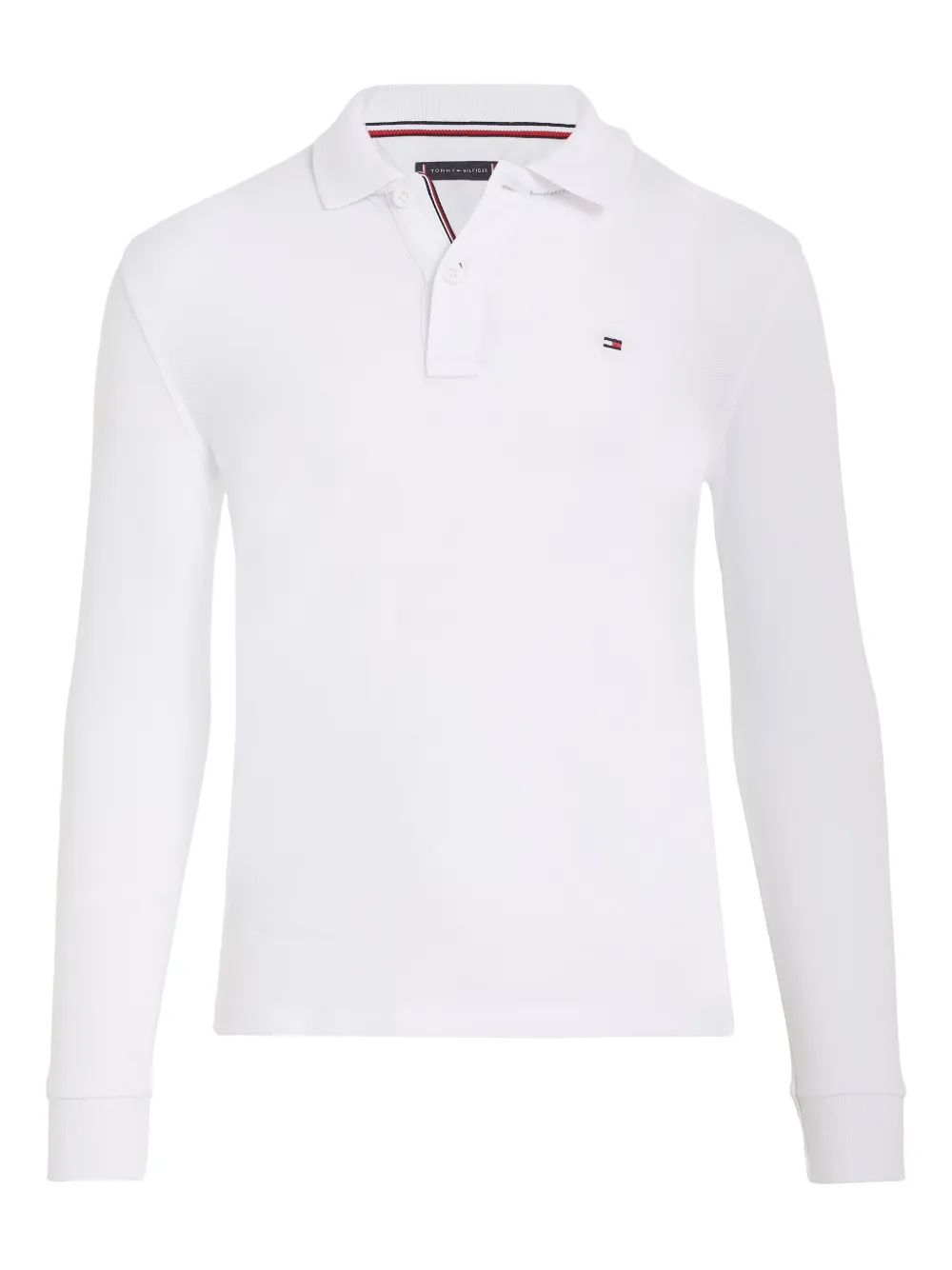Tommy Hilfiger Junior Camisa polo com logo bordado | Branco | Image 1
