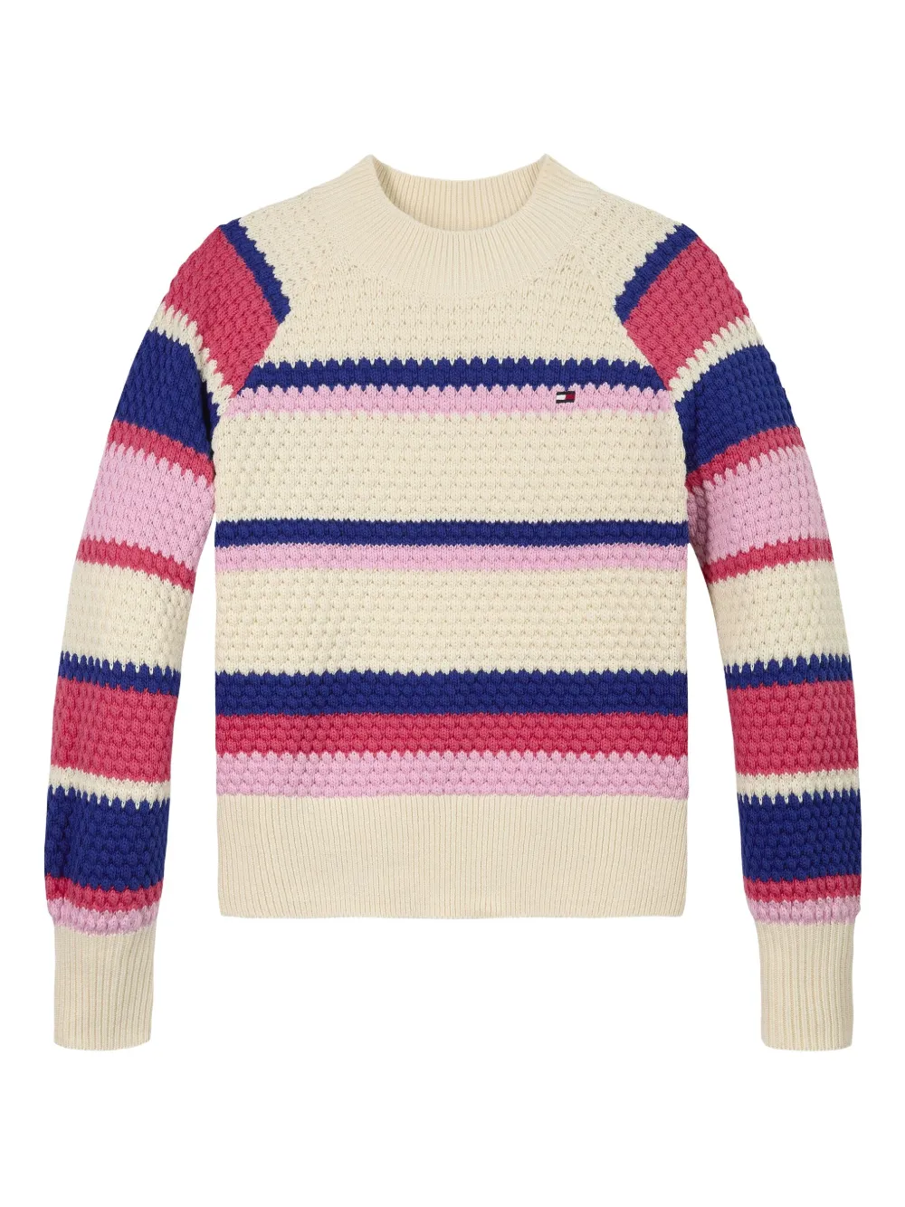 Tommy Hilfiger Junior Blusa com listras | Neutro | Image 1