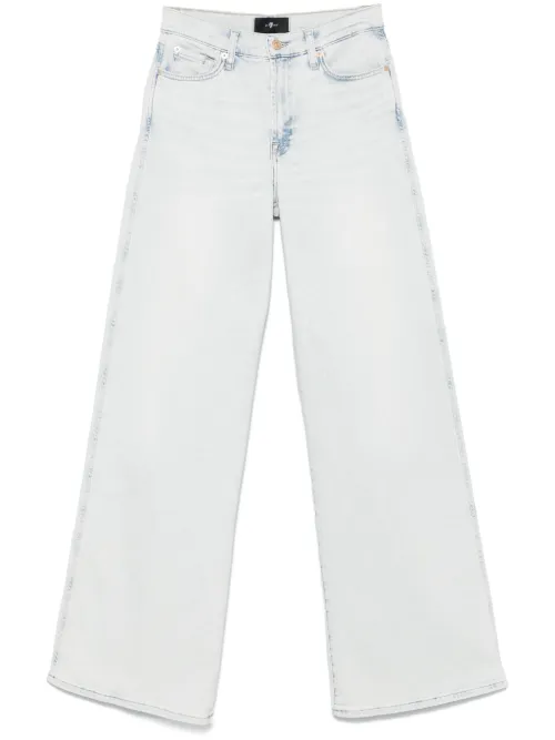 For All Mankind jean Lotta - Bleu - 7 For All Mankind - Modalova