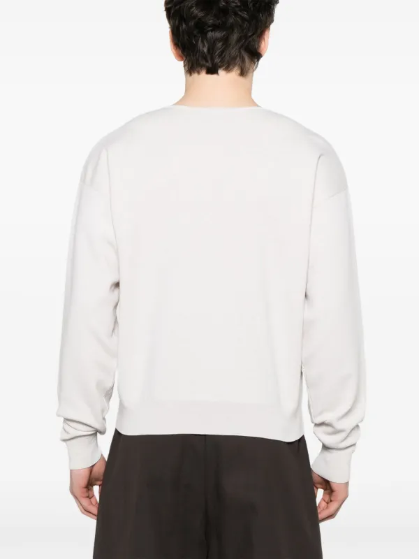 LEMAIRE ルメール ロングスリーブ クルーネック Tシャツ LEMAIRE ロングスリーブ トップ | ニュートラル | FARFETCH JP