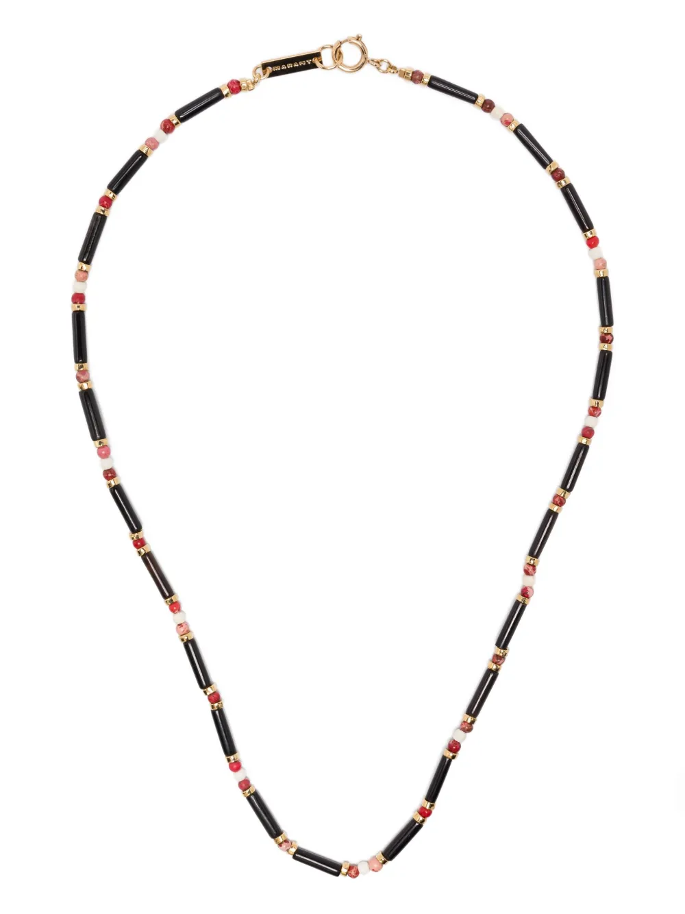 Isabel Marant Bead-embellished Necklace In Black
