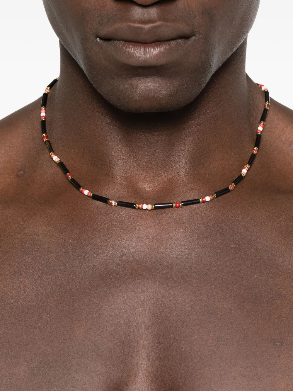 Isabel Marant Bead-embellished Necklace In Black
