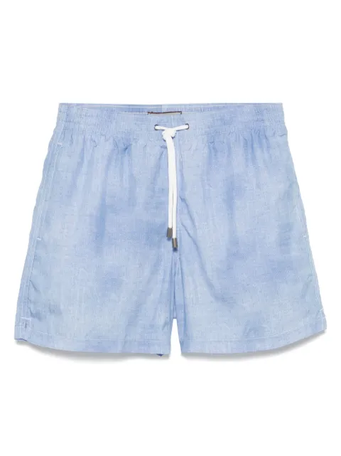 Canali shorts de playa con cordones en la pretina