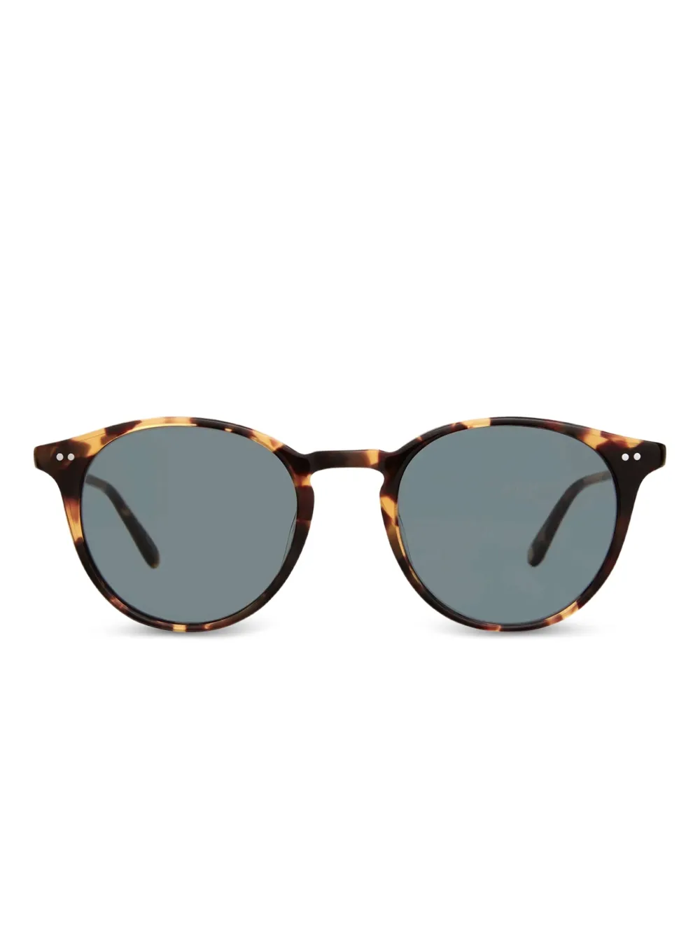 Garrett Leight Clune Sun ラウンドフレーム サングラス - ブラウン Garrett Leight Clune Sun ラウンドフレーム サングラス - ブラウン