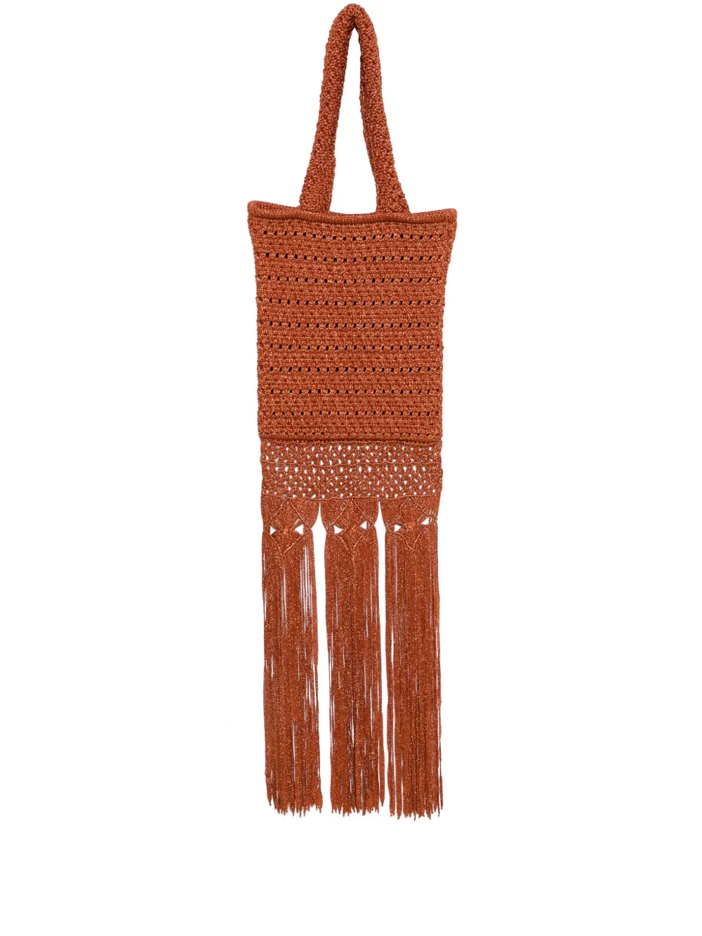 Alanui Ray Of Light Tote Bag In 橘色