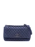 CHANEL Pre-Owned 2012-2013 Large Calfskin New Bubble Flap shoulder bag - Blue