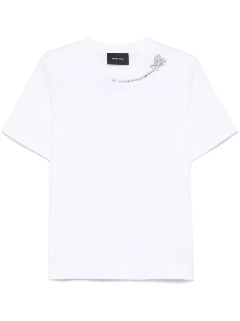 Simone Rocha تيشيرت مزين بزهور