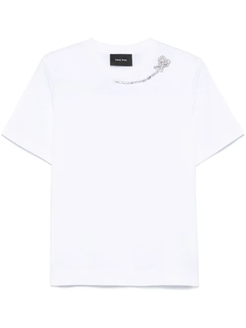 T-shirt chemise à fleurs - Simone Rocha - Modalova
