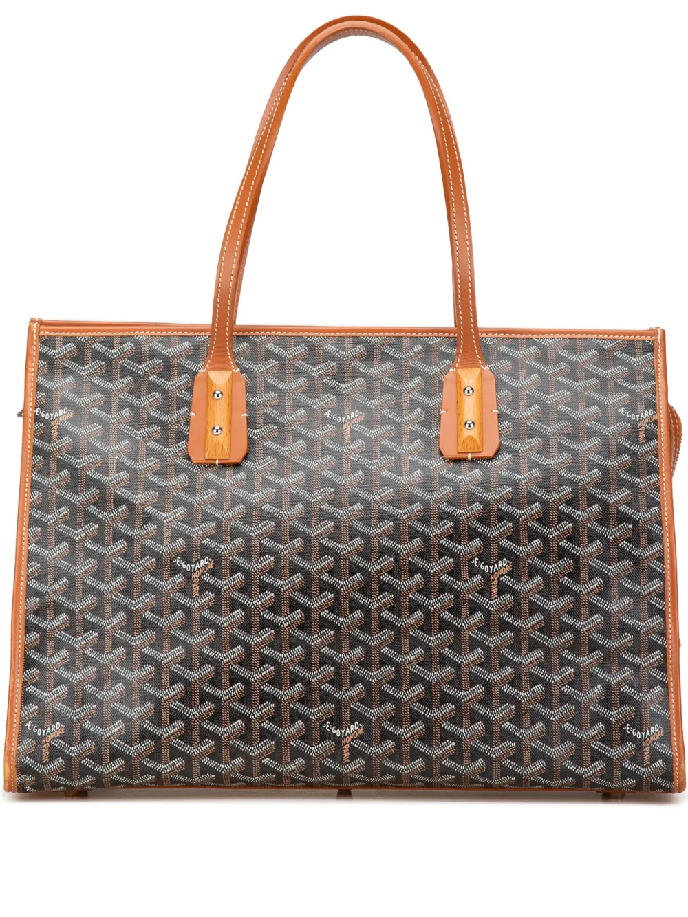 Goyard Pre-Owned 2011 ゴヤールディン マルキーズ ハンドバッグ - ブラック Goyard Pre-Owned 2011 ゴヤールディン マルキーズ ハンドバッグ - ブラック