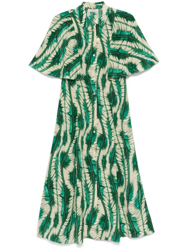 ulla johnson dress green Ulla Johnson Jeune Cotton Dress | Green | Size XL main image 0