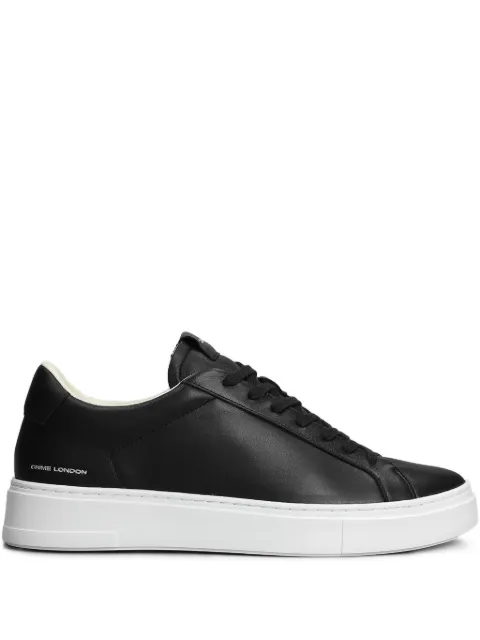Crime London leather low-top sneakers