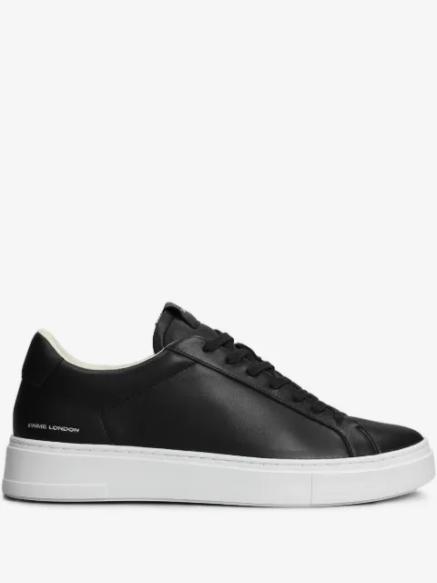 Crime London leather low-top sneakers