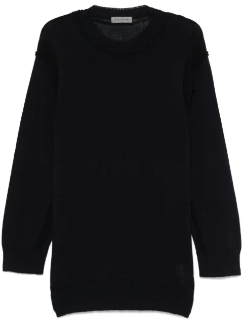 Yohji Yamamoto suéter tejido