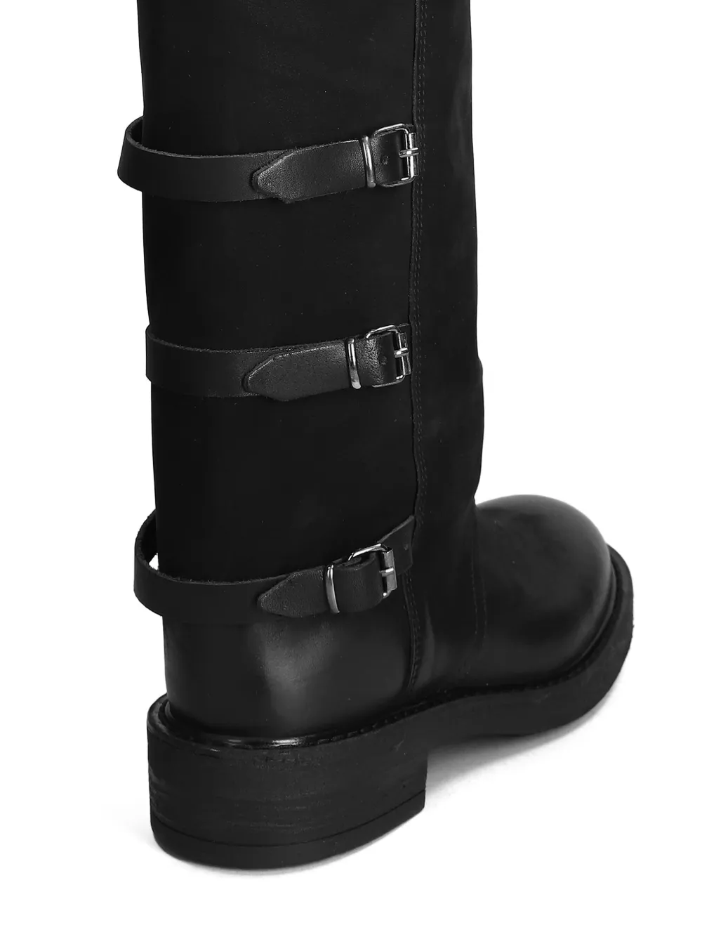 Metisse 45mm leather boots Black