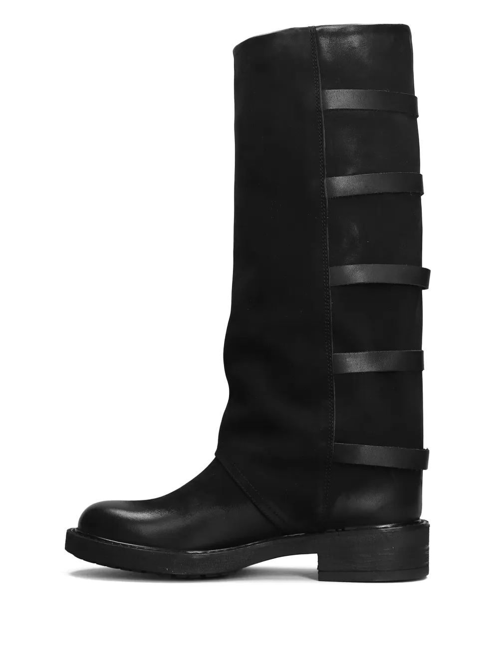 Metisse 45mm leather boots Black