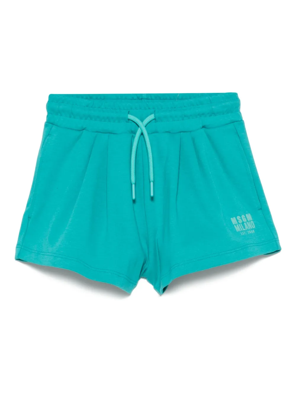 MSGM Kids shorts con aplique del logo | azul | Image 1