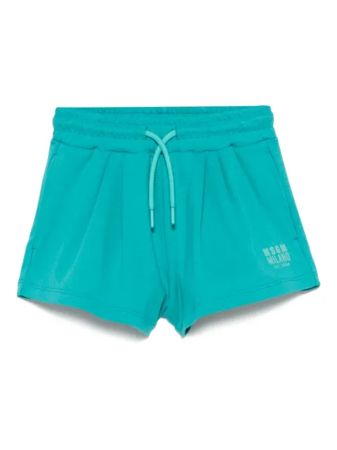 MSGM Kids short de sport à logo appliqué
