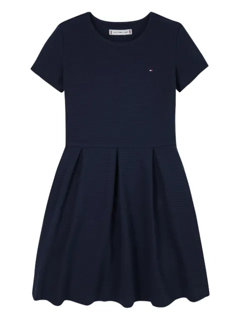 Tommy Hilfiger Junior vestido con cuello redondo
