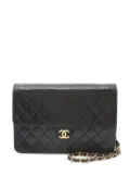 CHANEL Pre-Owned 1997-1999 CC Quilted Lambskin Single Flap crossbody bag - Black