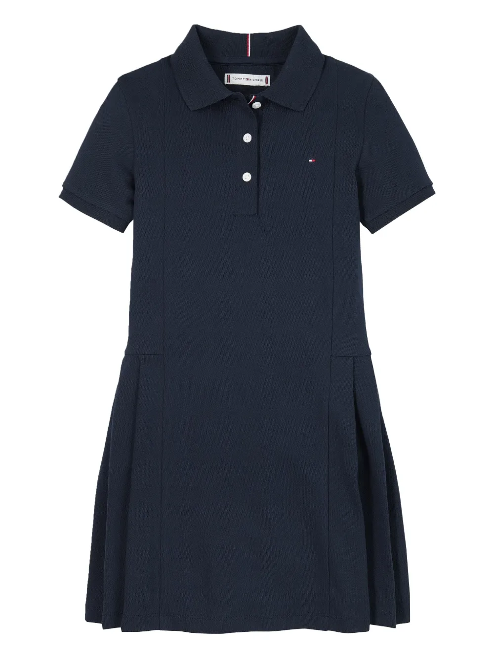 Tommy Hilfiger Junior pleated polo dress | Blue | Image 1