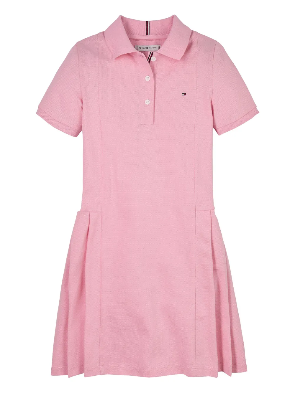 Tommy Hilfiger Junior Geplooide polojurk Roze