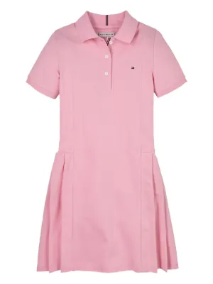 Tommy Hilfiger Junior Cut Out Detailing Dress | Neutrals | FARFETCH BN
