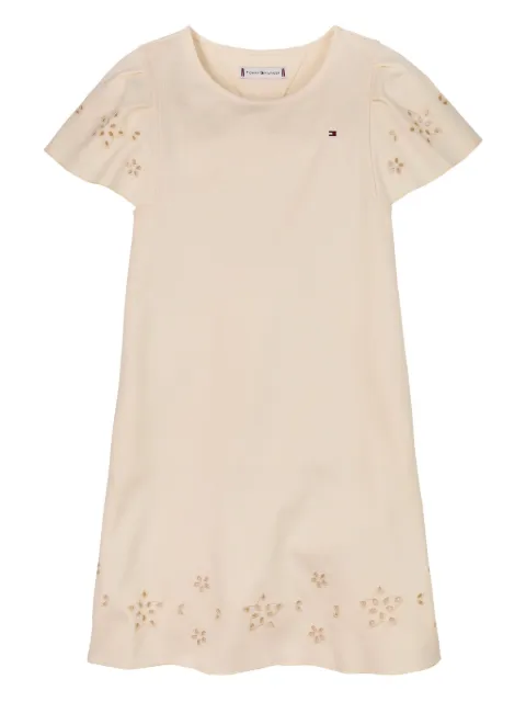 Tommy Hilfiger Junior vestido con detalle de aberturas