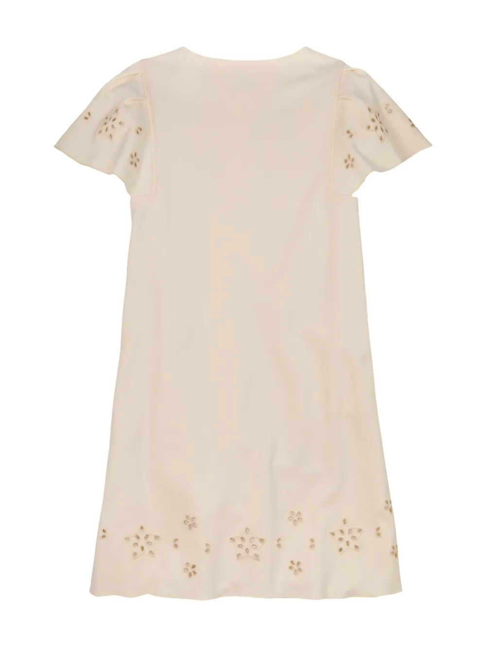 Tommy Hilfiger Junior cut out detailing dress - Beige