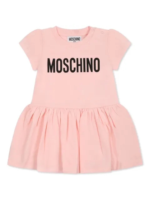 Moschino Kids Kleid mit Logo-Print