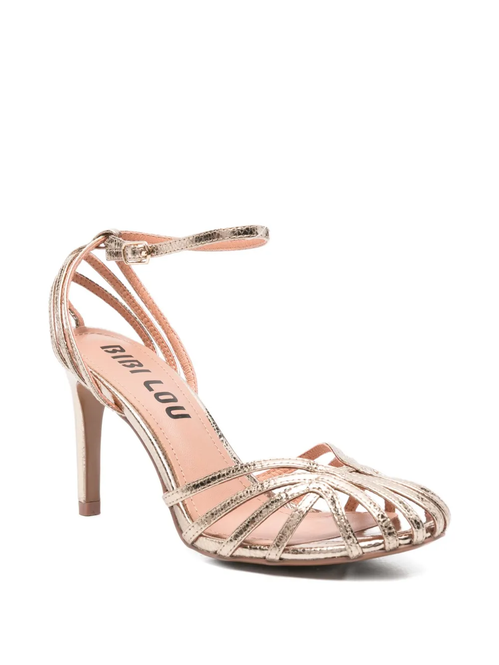 Bibi Lou 85mm ankle-strap sandals Goud