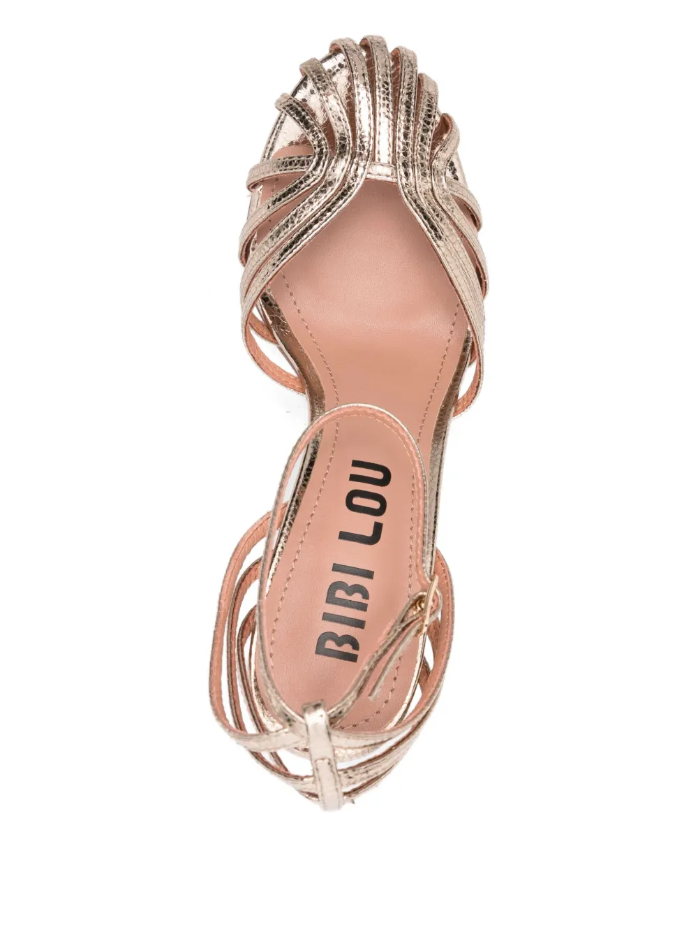 Bibi Lou 85mm ankle-strap sandals Goud