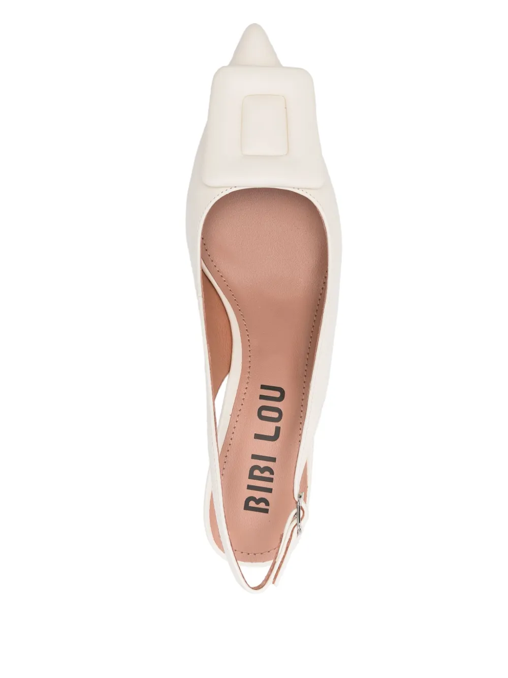 Bibi Lou 55mm buckle-detailed pumps White