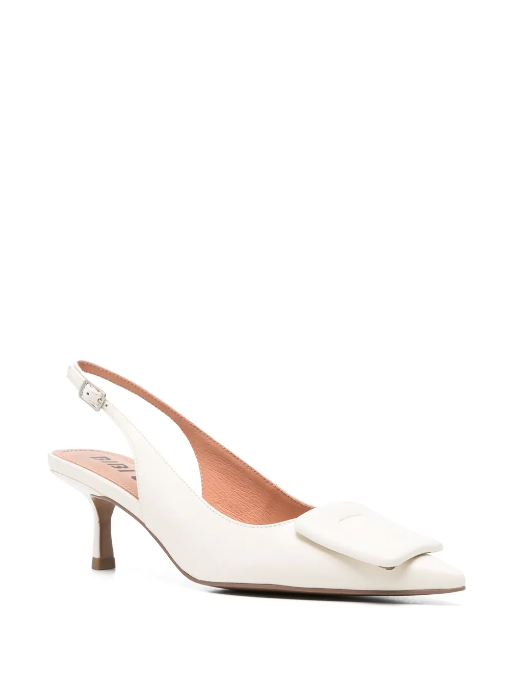 Bibi Lou 55mm buckle-detailed pumps White